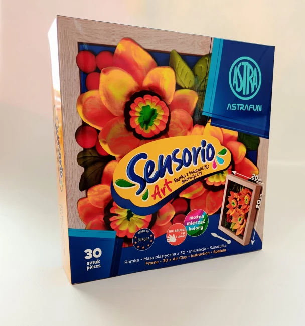 przód-kwadratowego-kolorowego-opakowania-Astra-Sensorio-Art-Ramka-z-kwiatami-3D-słoneczniki.jpg