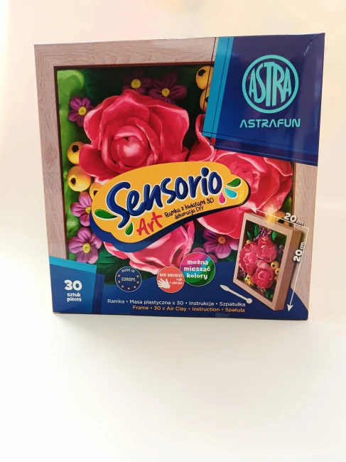 przód-kwadratowego-kolorowego-opakowania-Astra-Sensorio-Art-Ramka-z-kwiatami-3D-róże.jpg