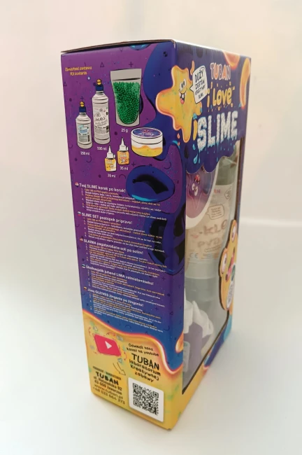 tuban-i-love-slime-duży-zestaw-kreatywny-slime-bok-fioletowo-żółtego-pudełka-z-rysunkami-zawartości-zestawu.jpg