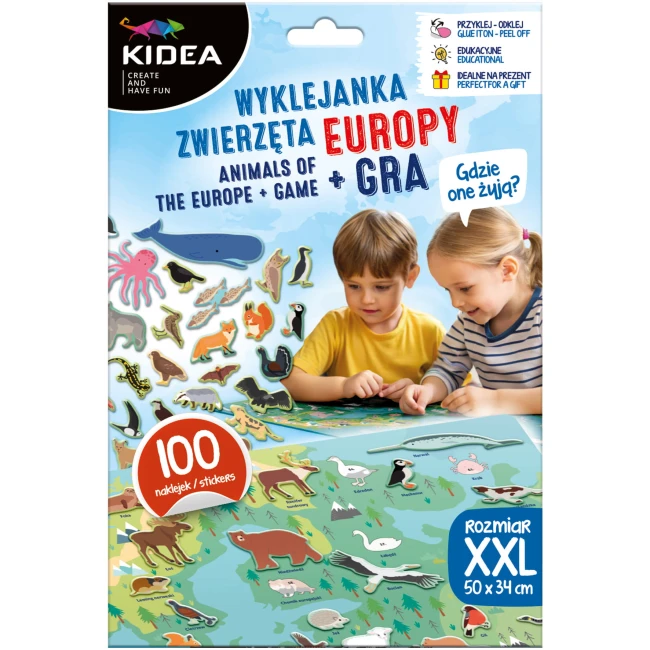 niebiesko-zielone-opakowanie-zestawu-kreatywnego-gdzie-one-żyją-wyklejanka-zwierzęta-europy-z-grą-marki-kidea.jpg